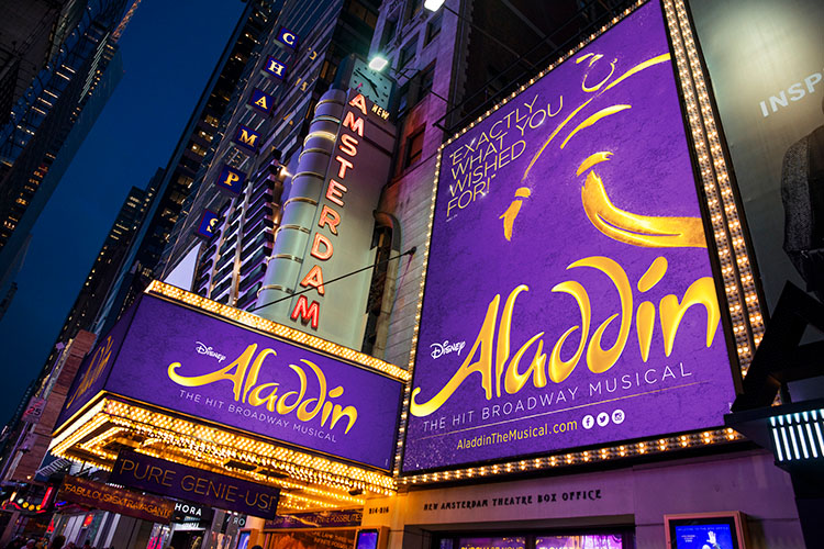 Disney ALADDIN - New Amsterdam Theatre, New York