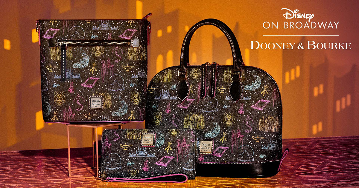 disney 販売 x dooney&bourke アラジン ジャスミン柄トートバッグ